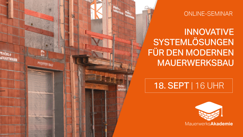 Am 18.09. zeigen wir dir clevere Systemlösungen für den Mauerwerksbau – von Rollladenkästen bis zur Stützendämmschalung.