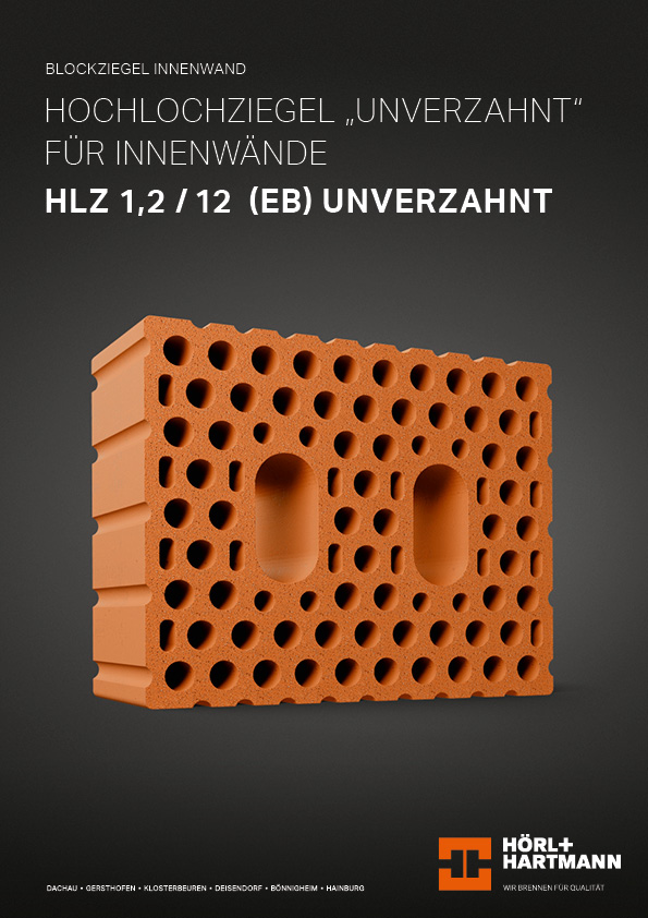 H+H-Datenblatt-Hlz 1,2 – 12 unverzahnt_mit_Rillen Datenblatt Hochlochziegel "unverzahnt" 1,2/12