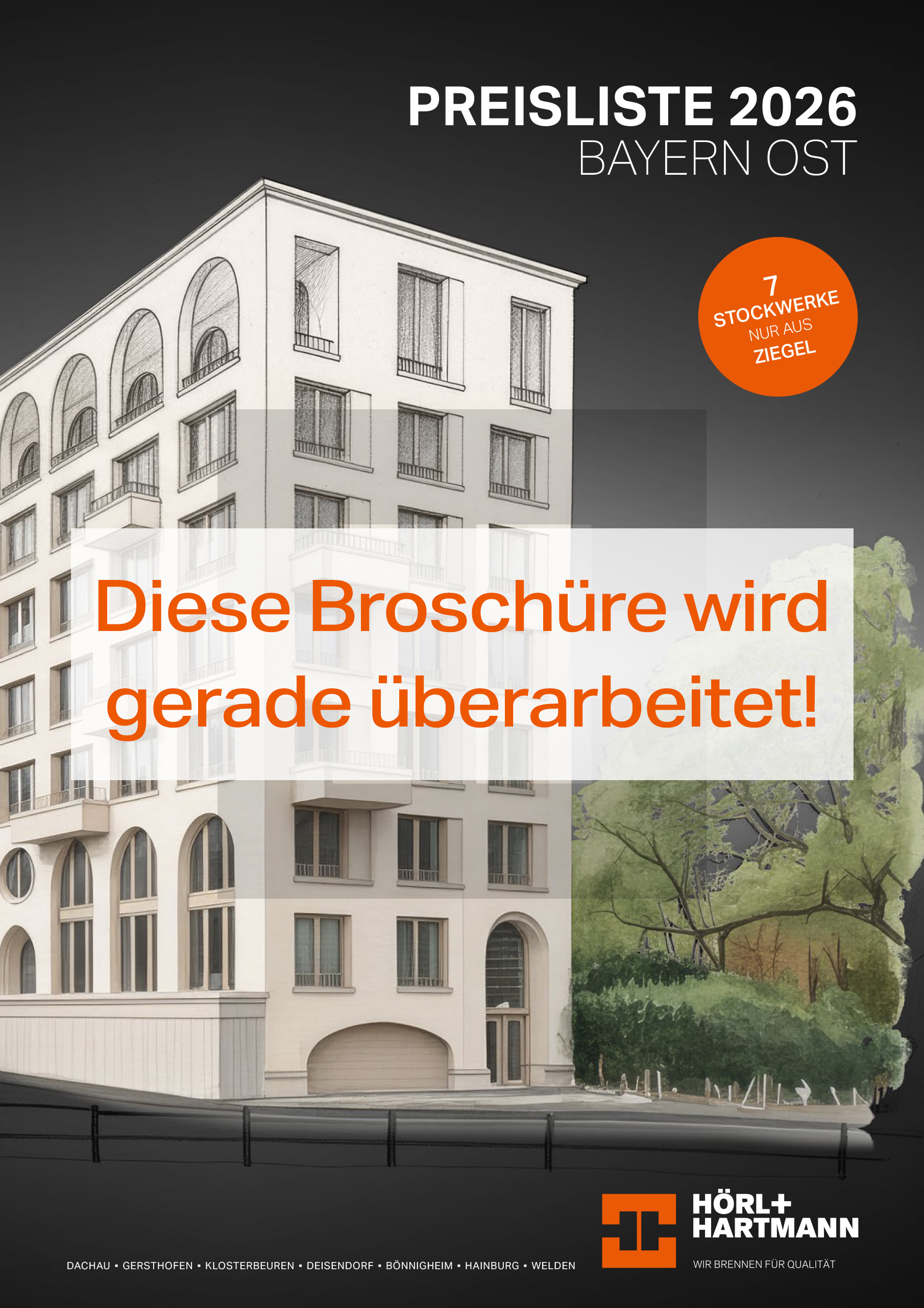 Hörl+Hartmann Preisliste Bayern Ost 2026